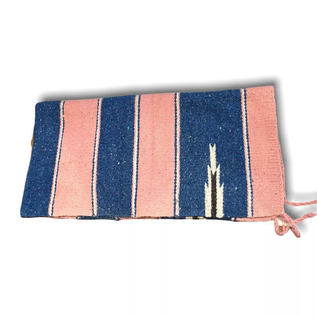 Pink/Blue Saddle Blanket