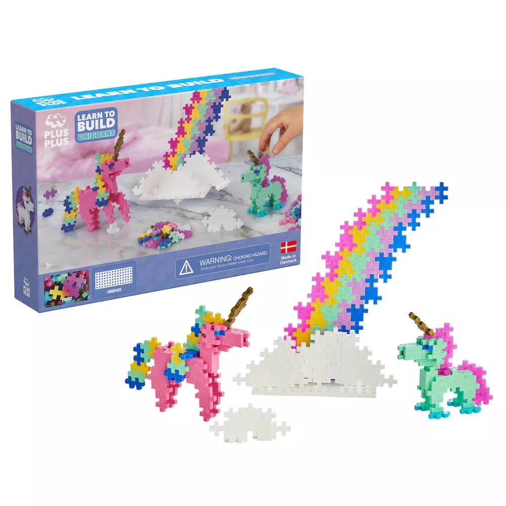 PLUS PLUS LEARN TO BUILD - UNICORNS