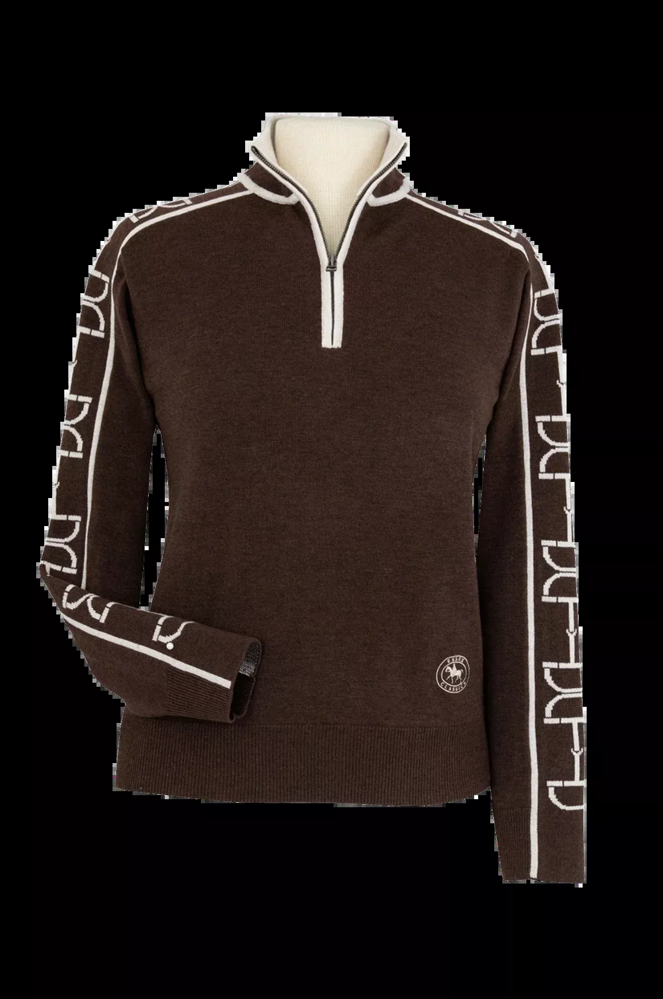 Polished Bit Quarter Zip Sweater