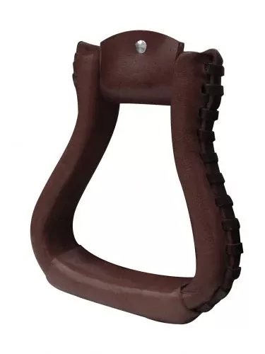 PONY LEATHER WRAPPED STIRRUPS