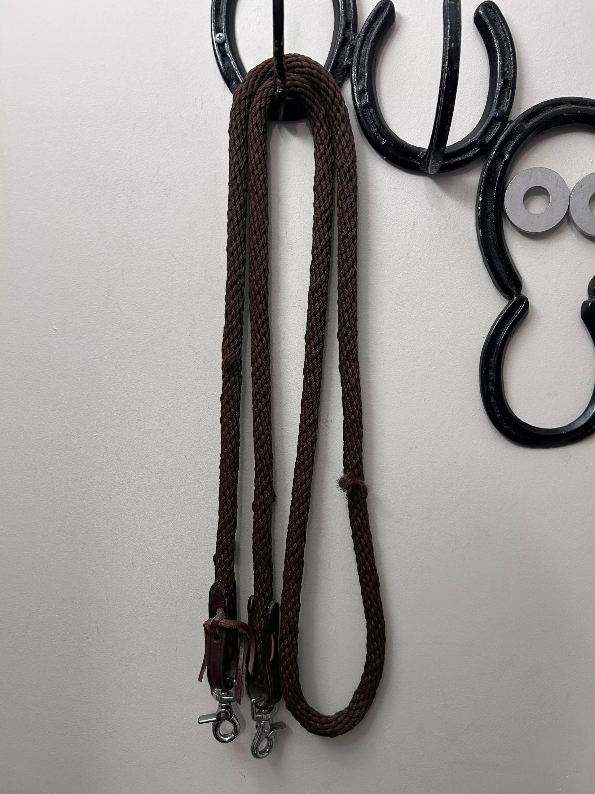 Pony Rope Reins Brown