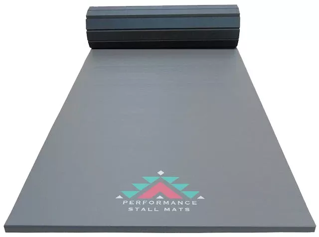 Portable Stall Mat Charcoal Grey 5x10