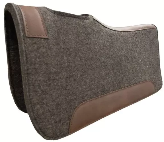 Premium Contoured Wool/Felt Pad with Wear Leathers