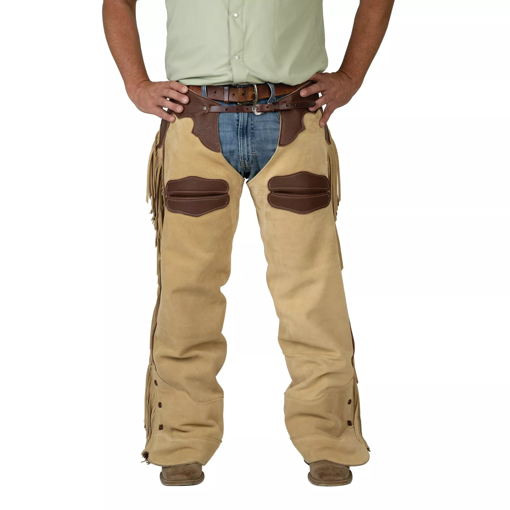 Premium Western Leather Chaps