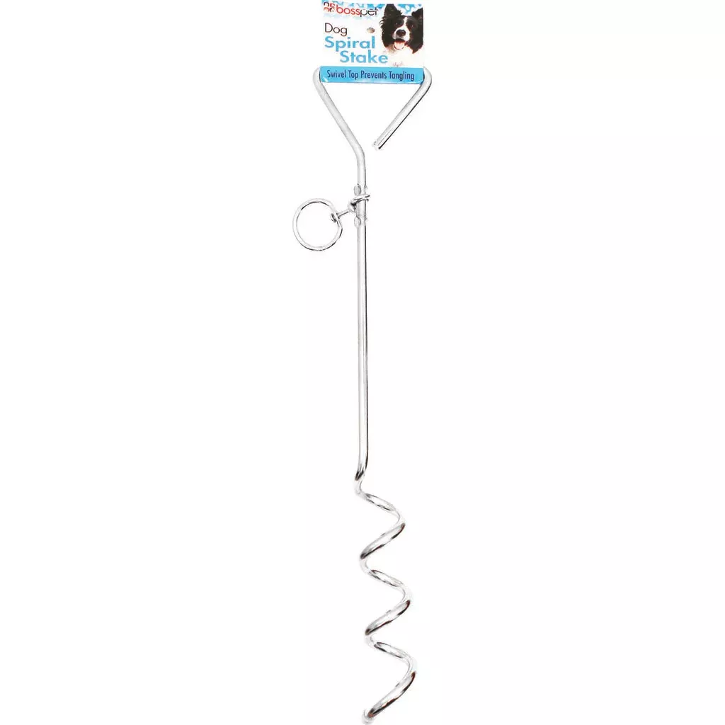 Prestige 01312 Spiral Tie Out Stake, 5/16"x16"