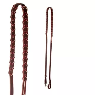Professional's Choice 5/8" Laced Leather Barrel Reins