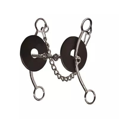 Professional's Choice Brittany Pozzi Long Shank 3-Piece Twisted Wire Snaffle Bit