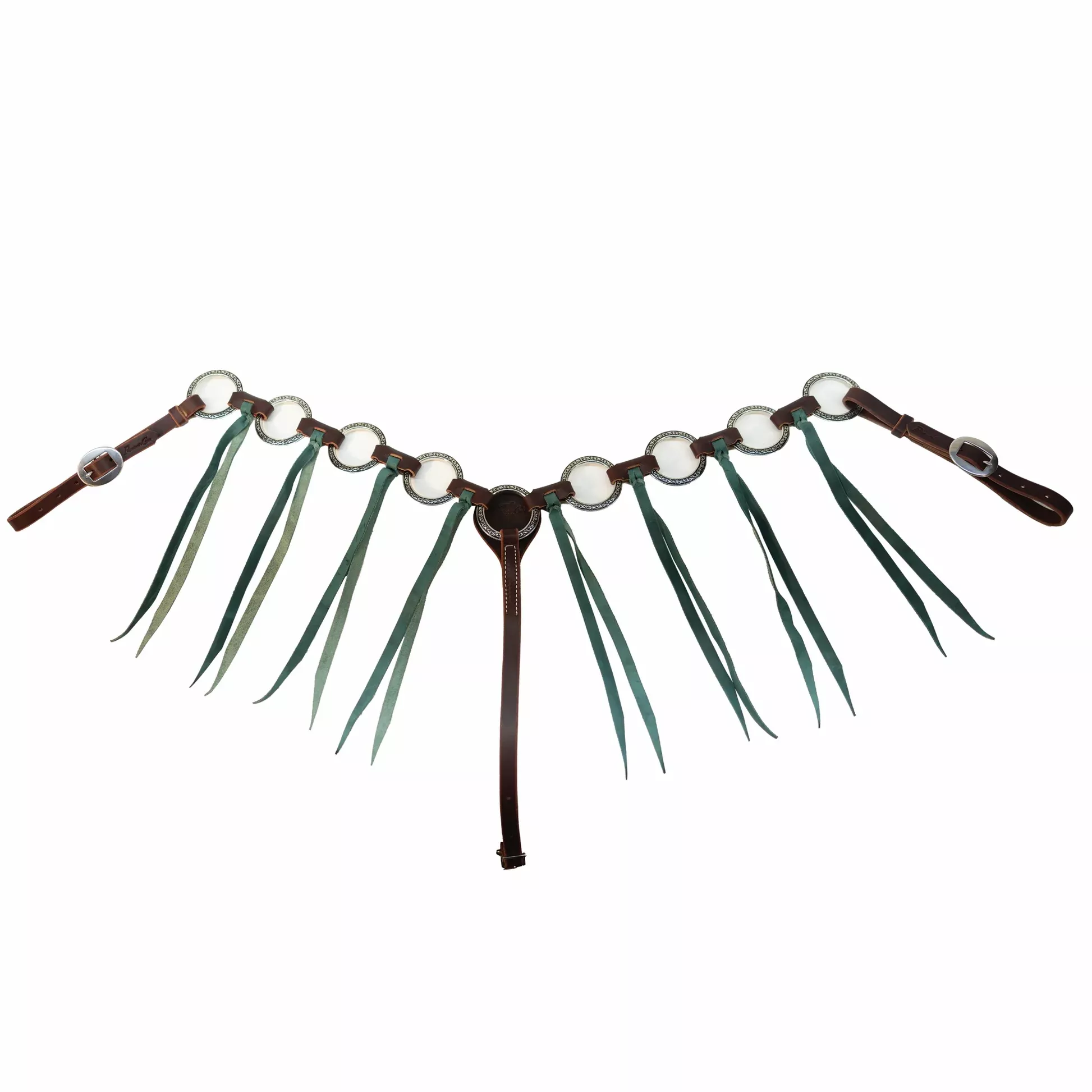 Professional's Choice - Ring & Tassel Breast Collar - Emerald