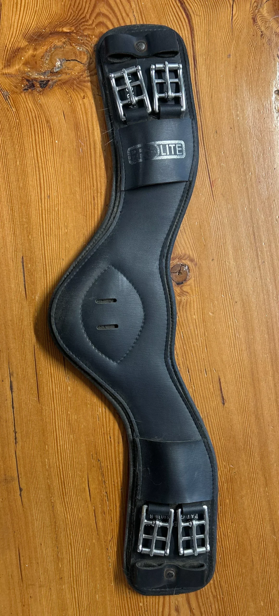 ProLite Dressage Girth Black 22"