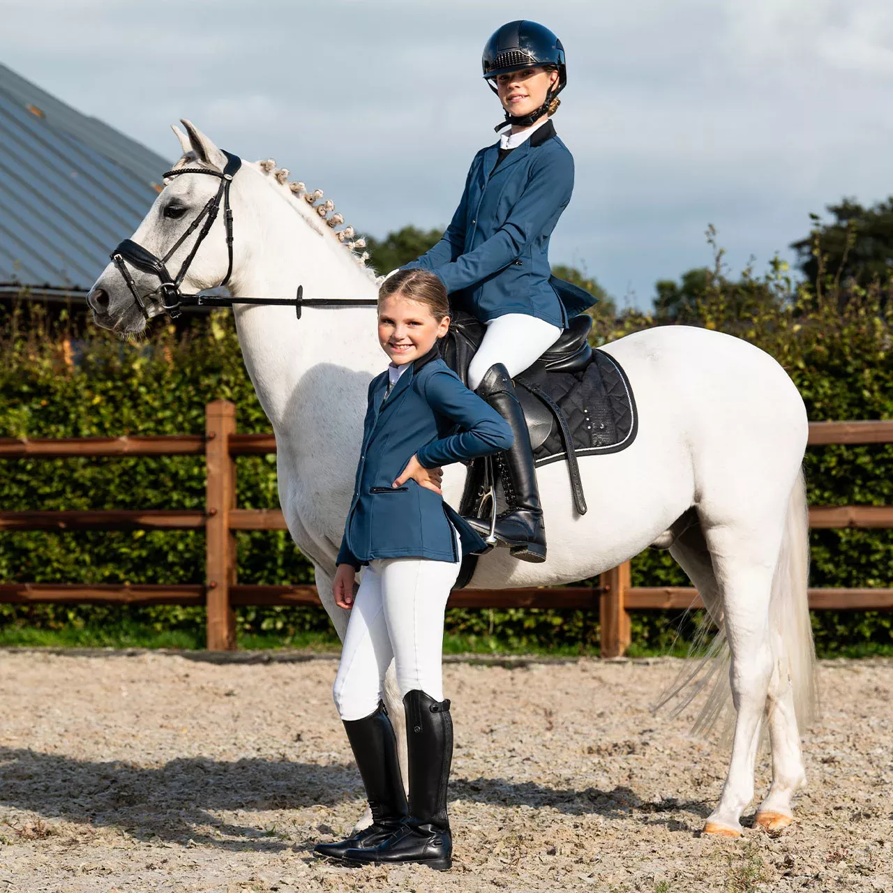 QHP Juliet Short Competition Jacket-Petrol