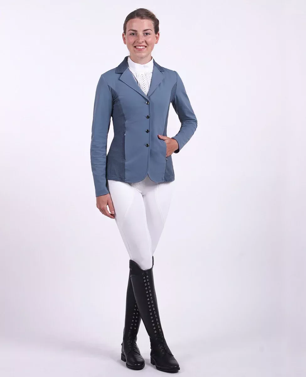 QHP Noven Competition Jacket Steel Blue