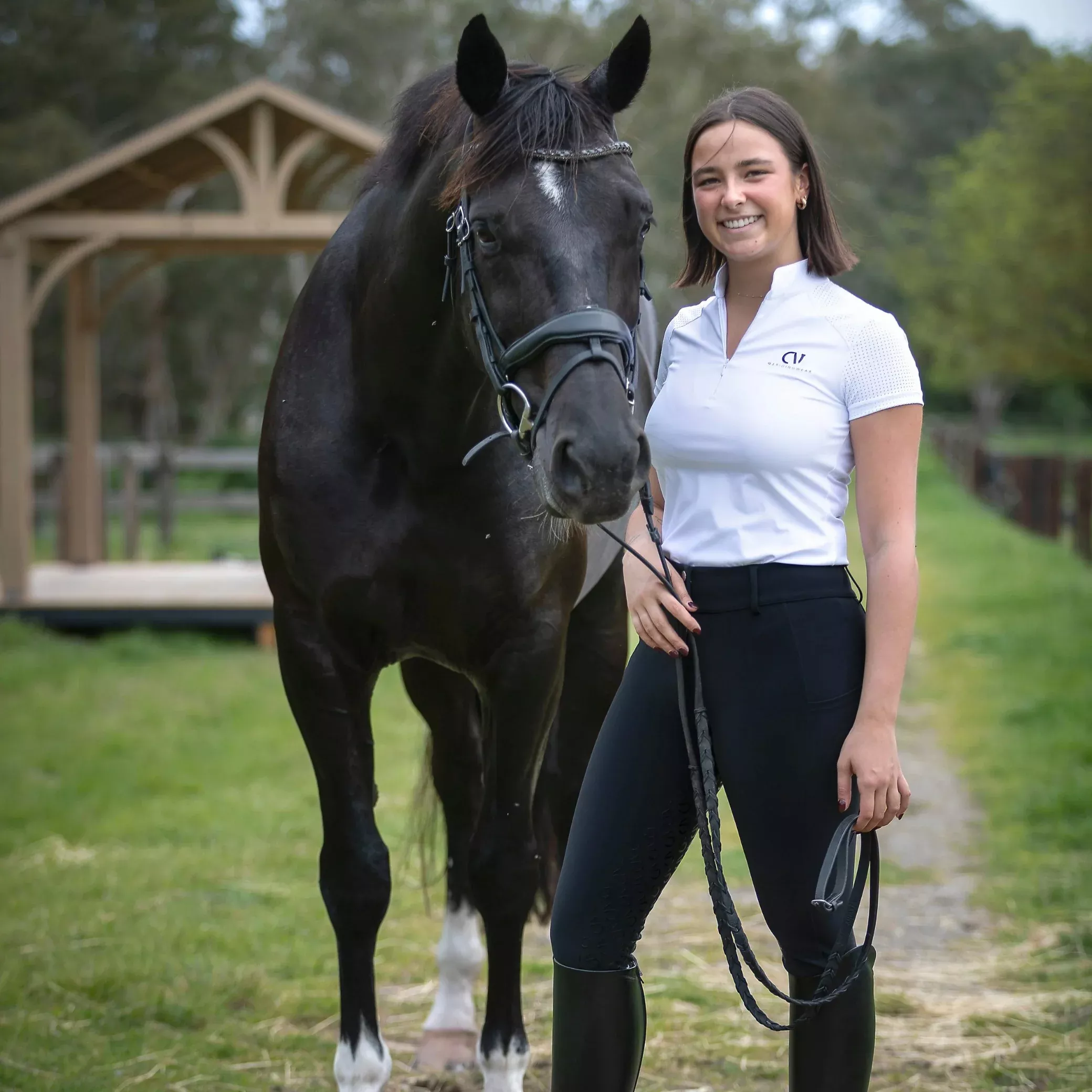 QJ Riding Wear Elle Short Sleeve Shirt