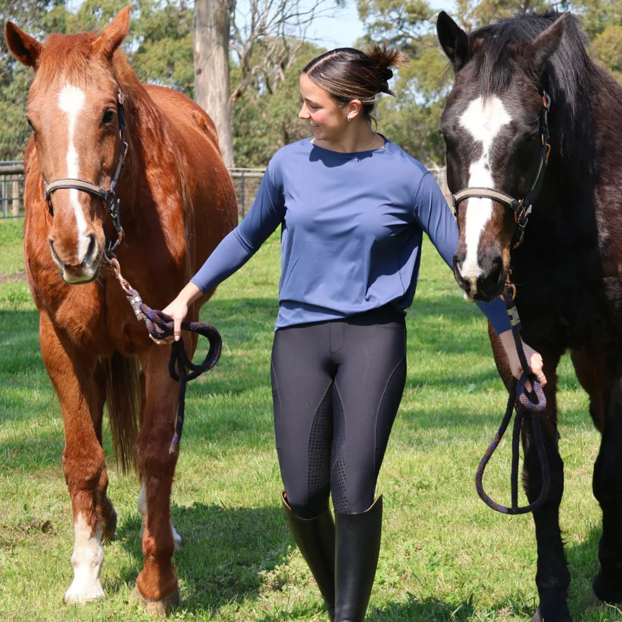 QJ Riding Wear Mila Relaxed Top