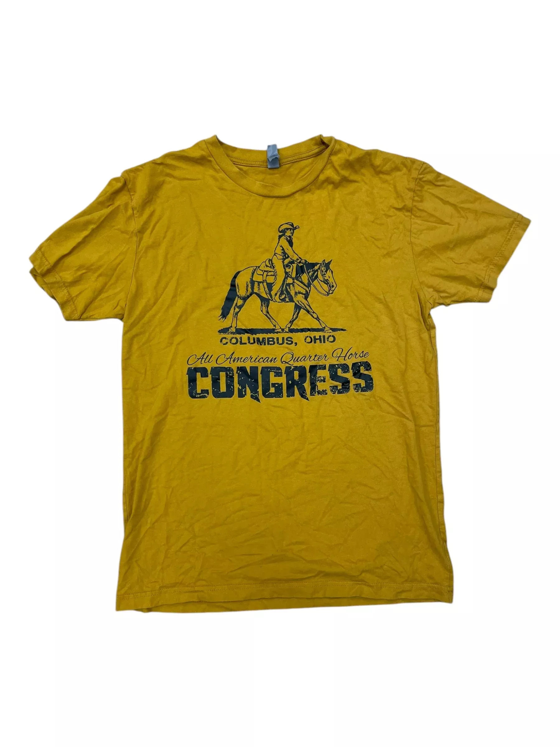 Quarter Horse Congress Tee - Yellow - S - USED