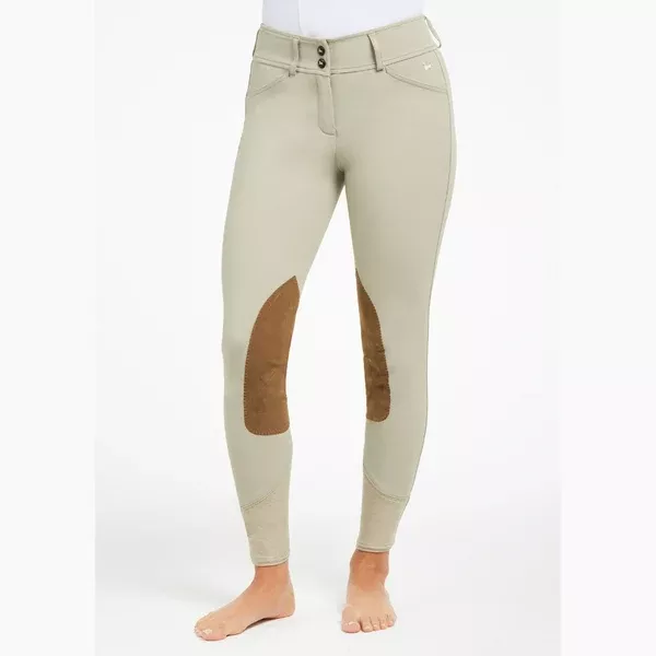 R.J. Classics Gulf Natural Rise Front Zip Knee Patch Breech