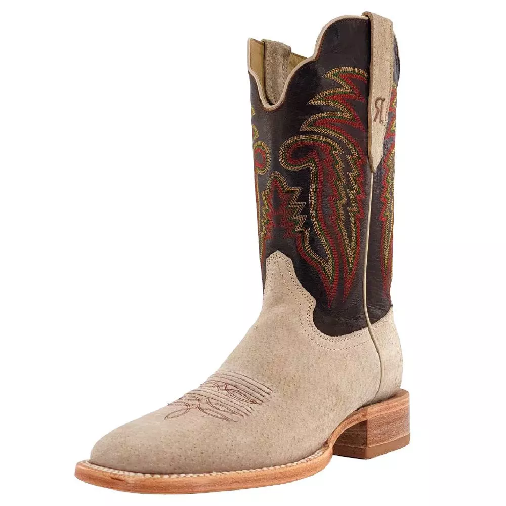 R. Watson Men's Bone Boar Square Toe Boot