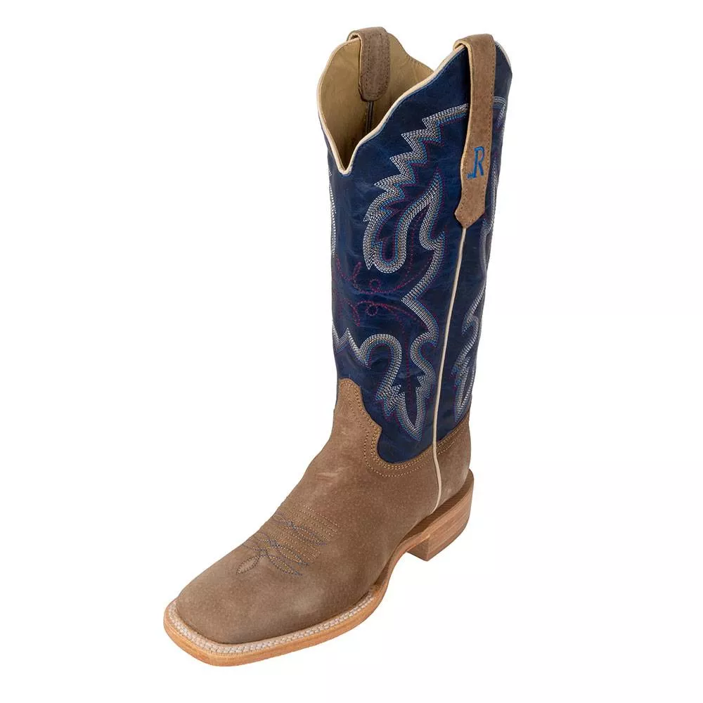 R. Watson Women's Cafe Boar Square Toe Boot