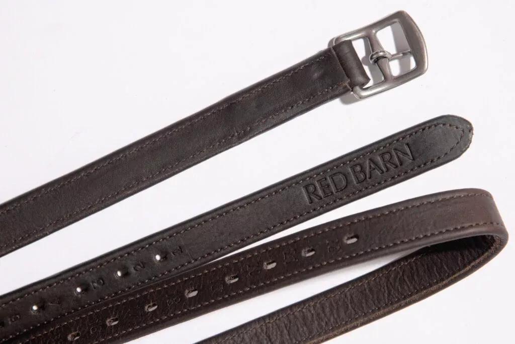 Red Barn Get A Grip Leathers - 1" Black