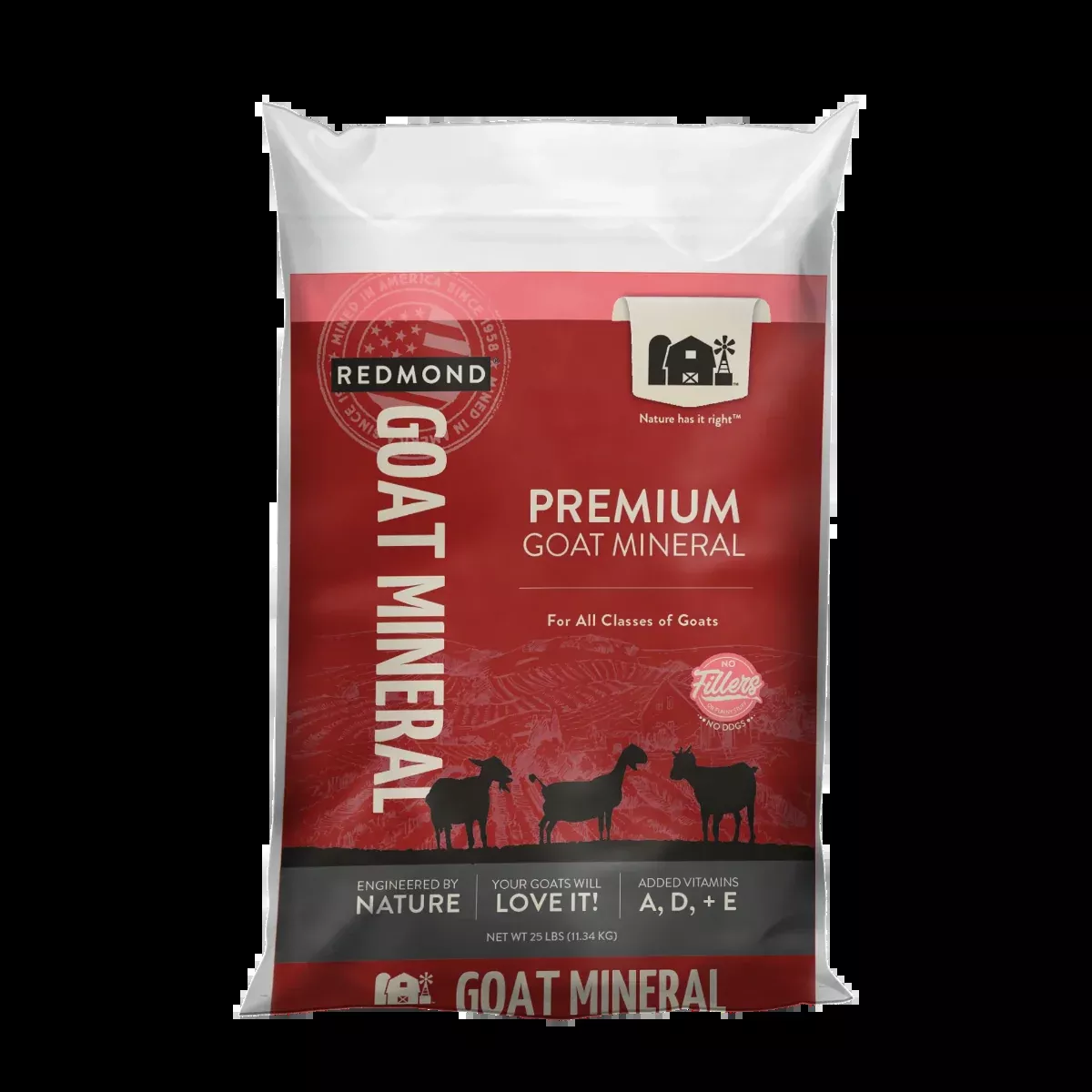 Redmond Goat Mineral, 25lb Bag