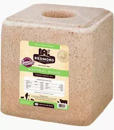 Redmond Natural Block With Garlic, 44lbs