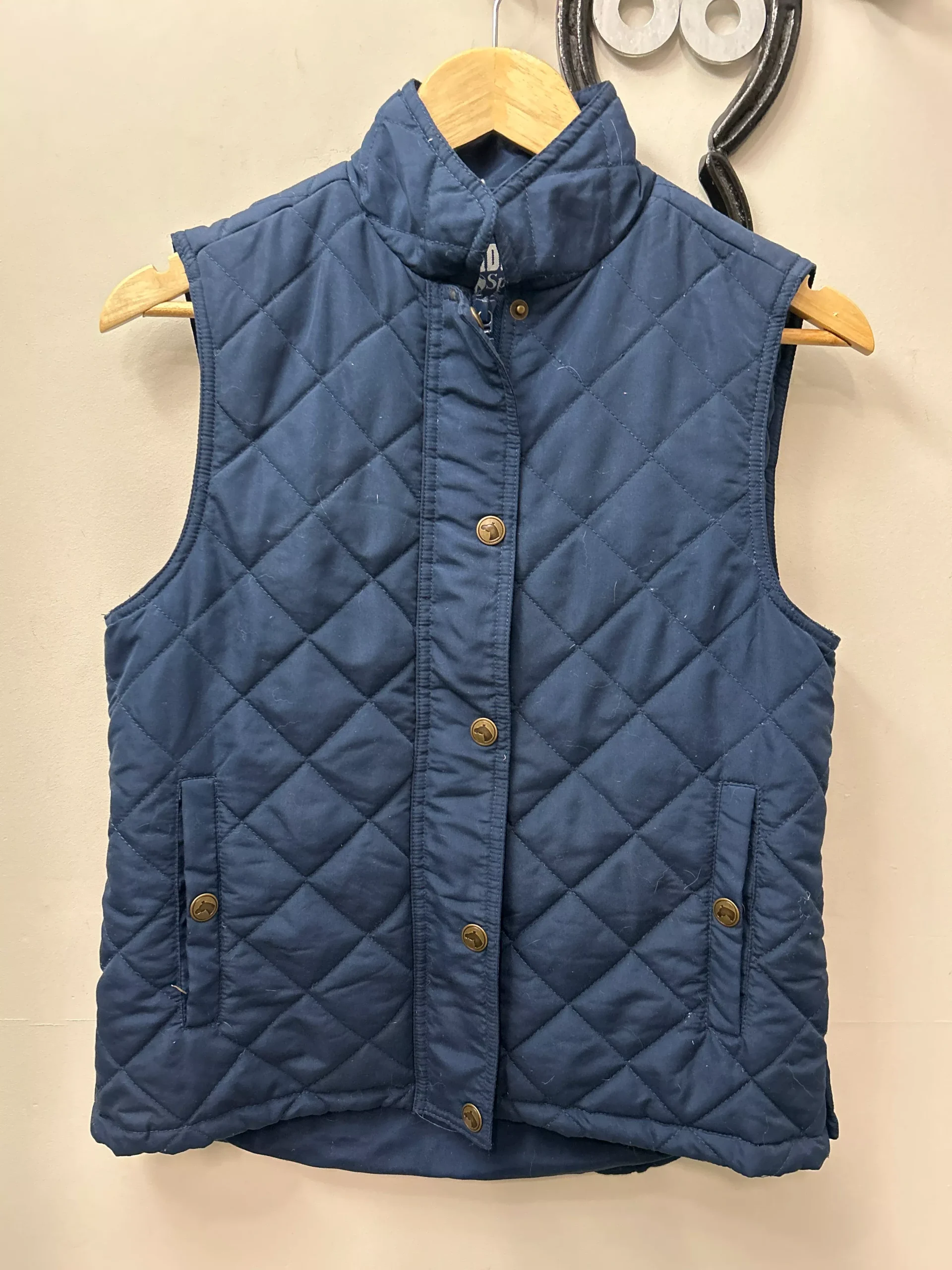 Rider's Navy Quilted Vest 8