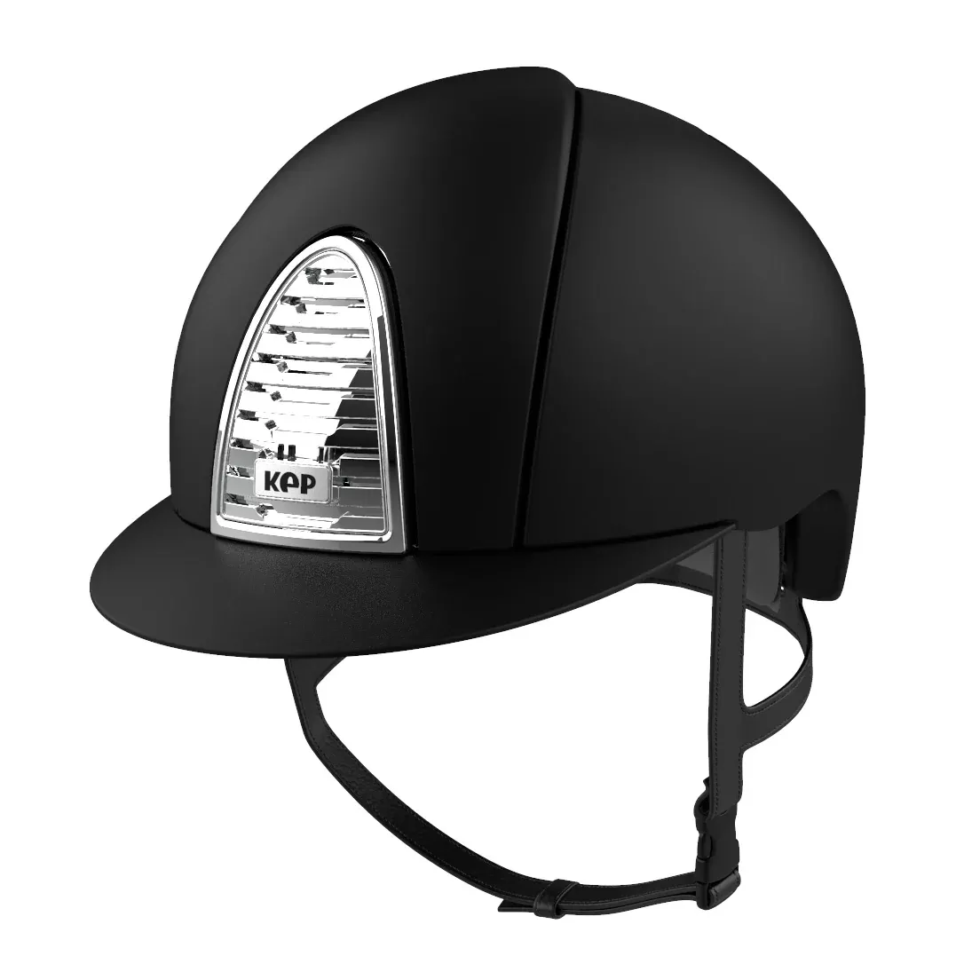 Riding Helmet Cromo 2.0 Textile with Chrome Frame & Grille