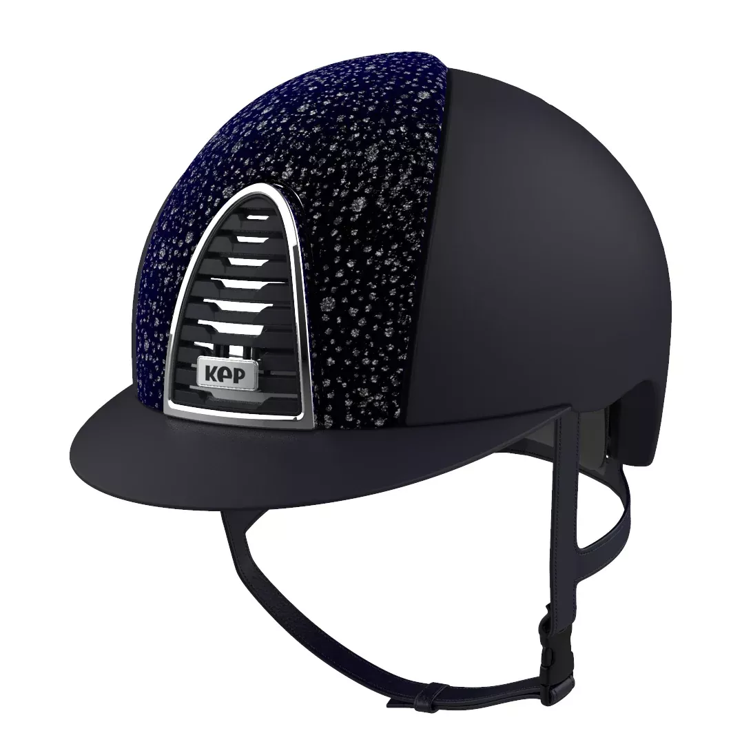 Riding Helmet Cromo 2.0 Textile with Sparkling Velvet Insert