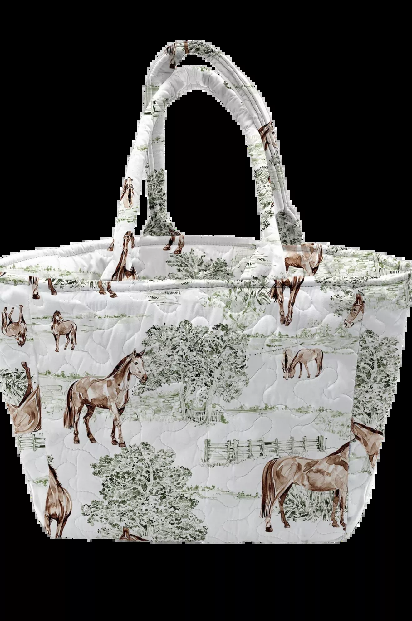 Riley Fields White Handbag