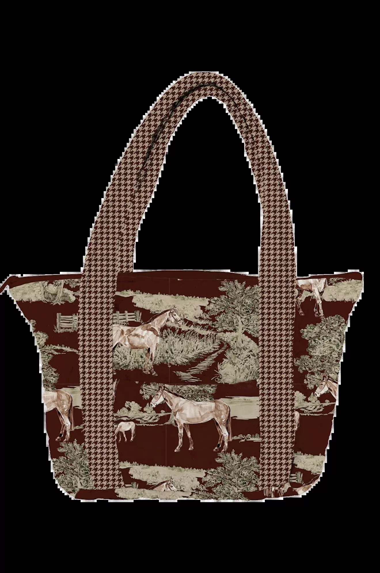 Riley Fields Zipper Tote