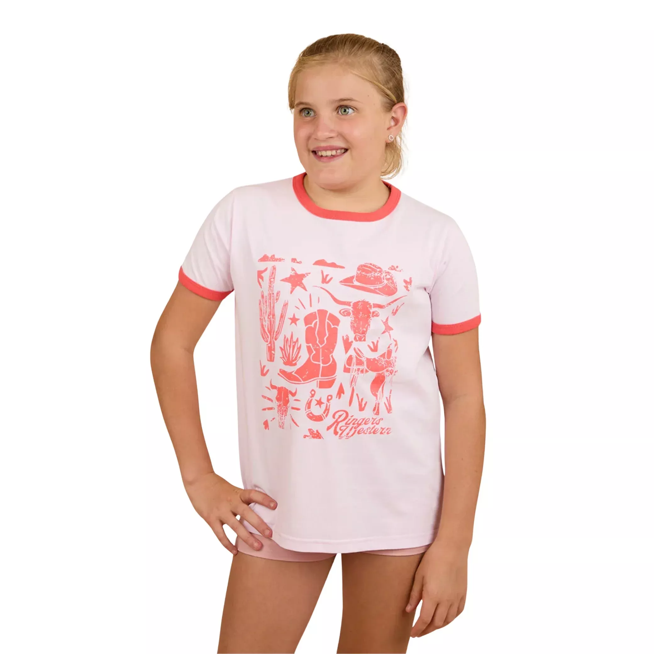 Ringers Western Kids Boot Scootin Ringer T-Shirt
