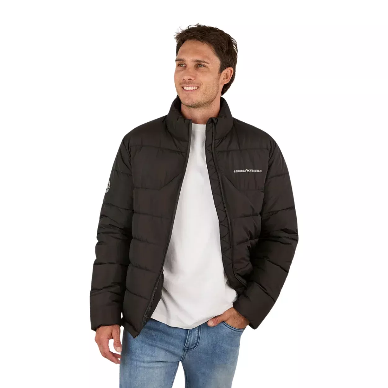 Ringers Western Mens Perisher Pack Away Puffer Jacket