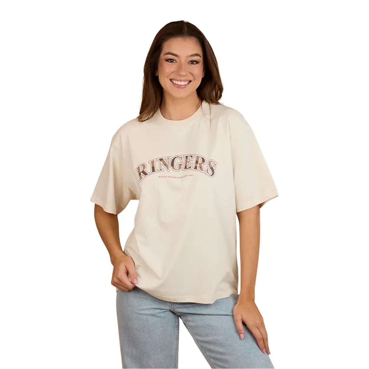 Ringers Western Womens Varsity Oversized T-Shirt