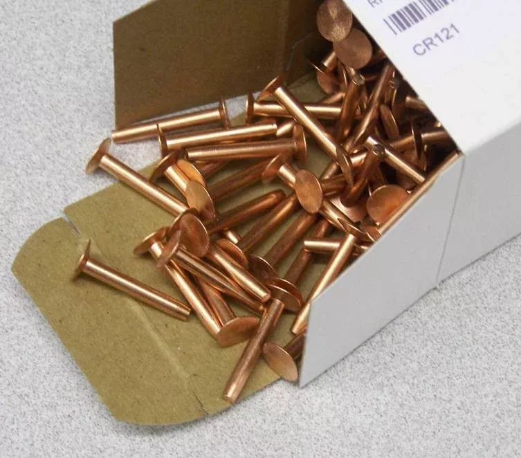 Rivets #12 Copper No Burrs