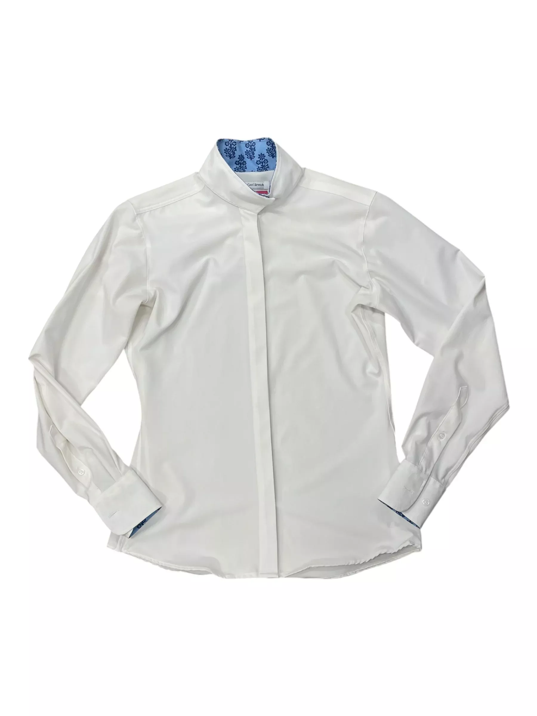 RJ Classics LS Show Shirt - White/Blue - 32 (Approx US 6) - USED