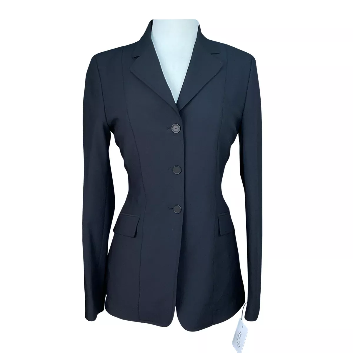 RJ Classics 'Nora' Grey Label Show Coat in Navy - Women's 8S