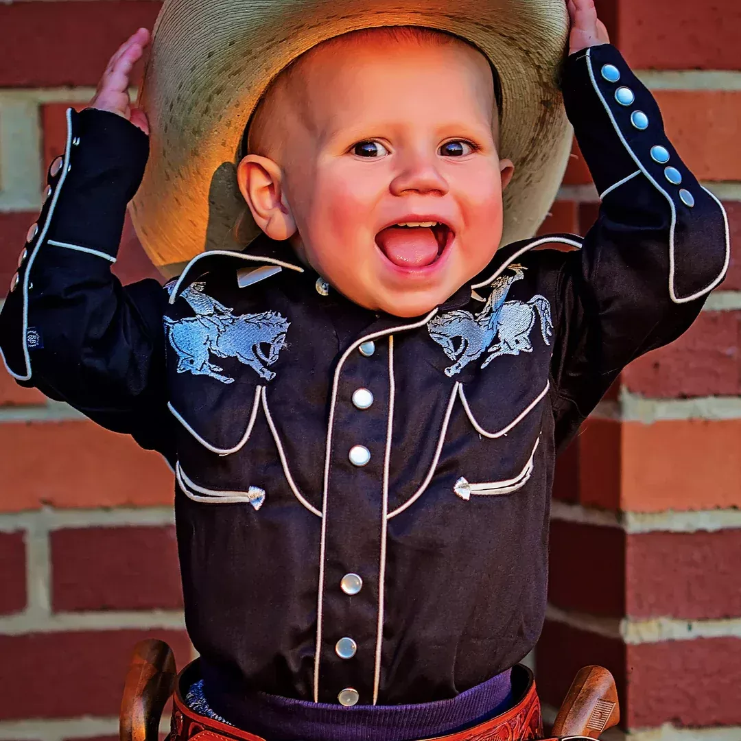 Rockmount Ranch Wear Kids Bronco Shirt M