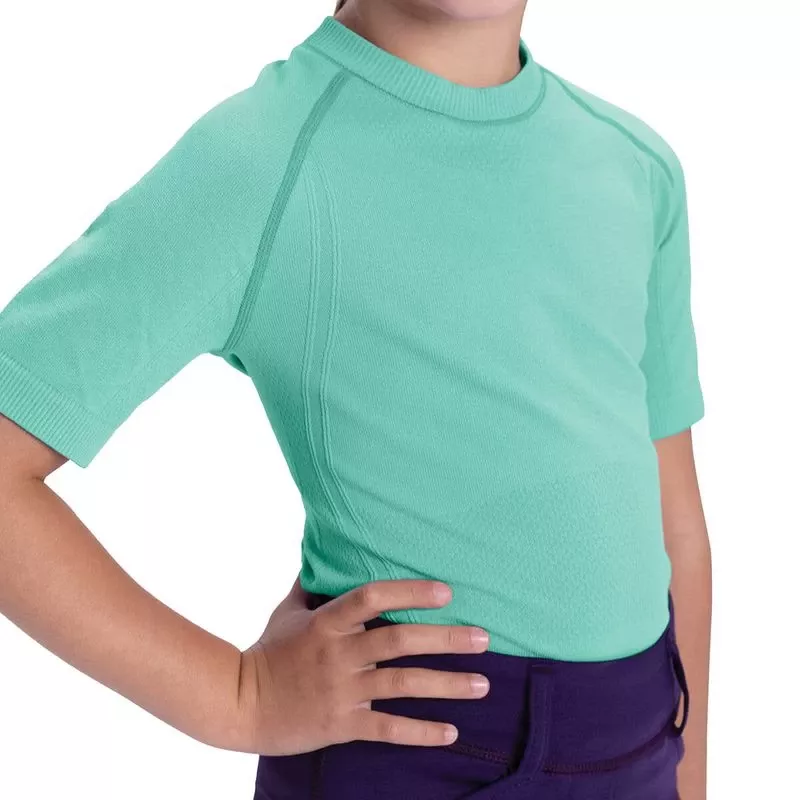 Romfh Kids’ Seamless Short Sleeve Shirt – Mint