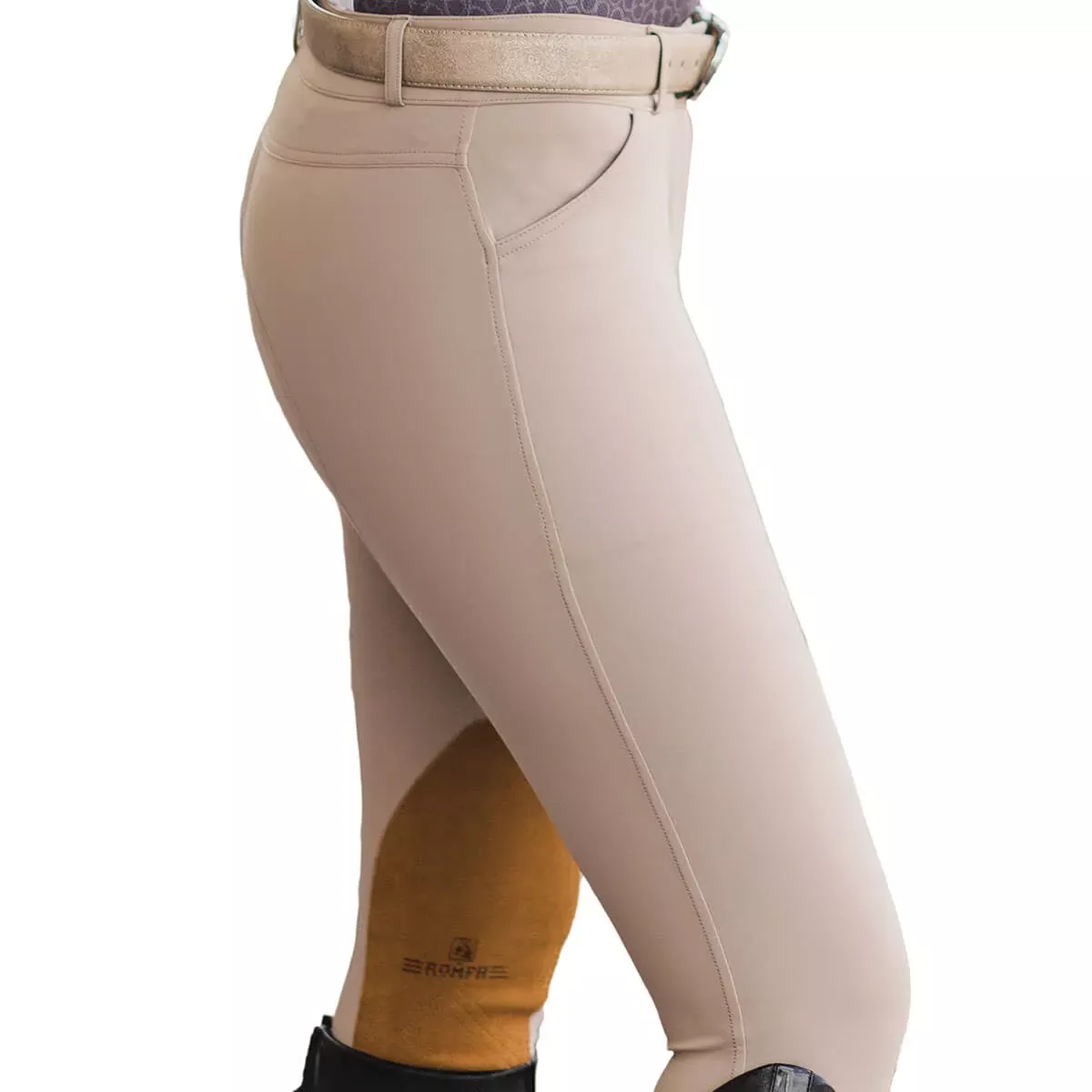 ROMFH LADIES WILLOW EURO SUEDE KNEE PATCH BREECH