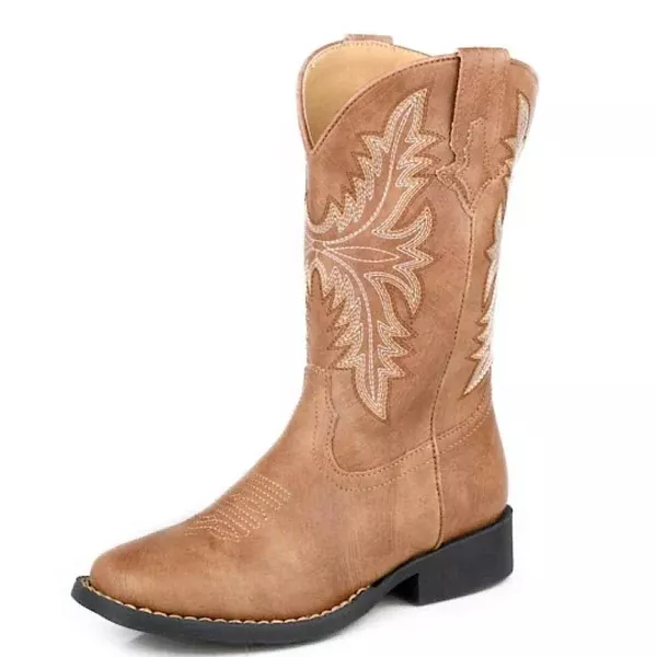 Roper Big Kids Boots | Luke | Tan