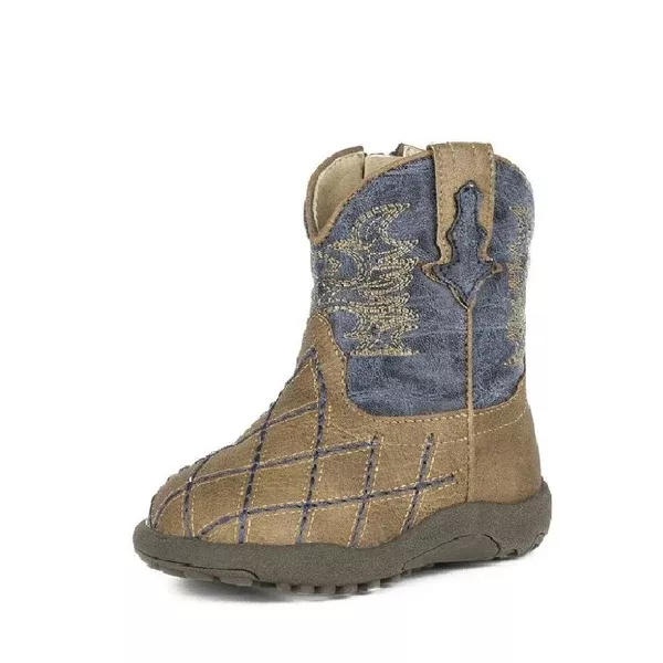 Roper Cowbaby Crosscut | Tan / Navy