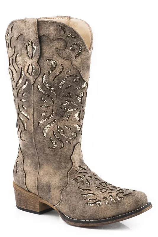 Roper Ladies Riley Glitz 13" Shaft Boots