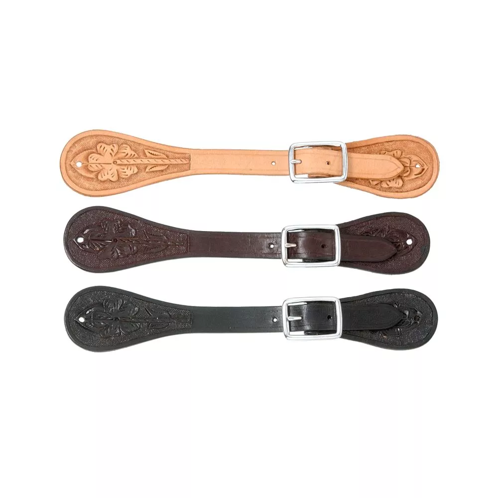 Royal King Floral Stamp Spur Strap