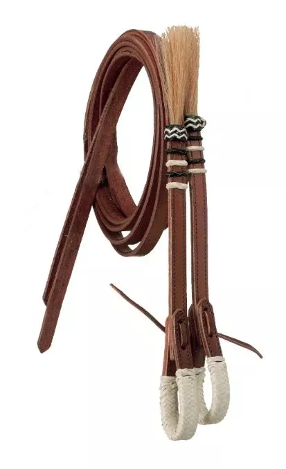 Royal King Rawhide Braided Split Reins