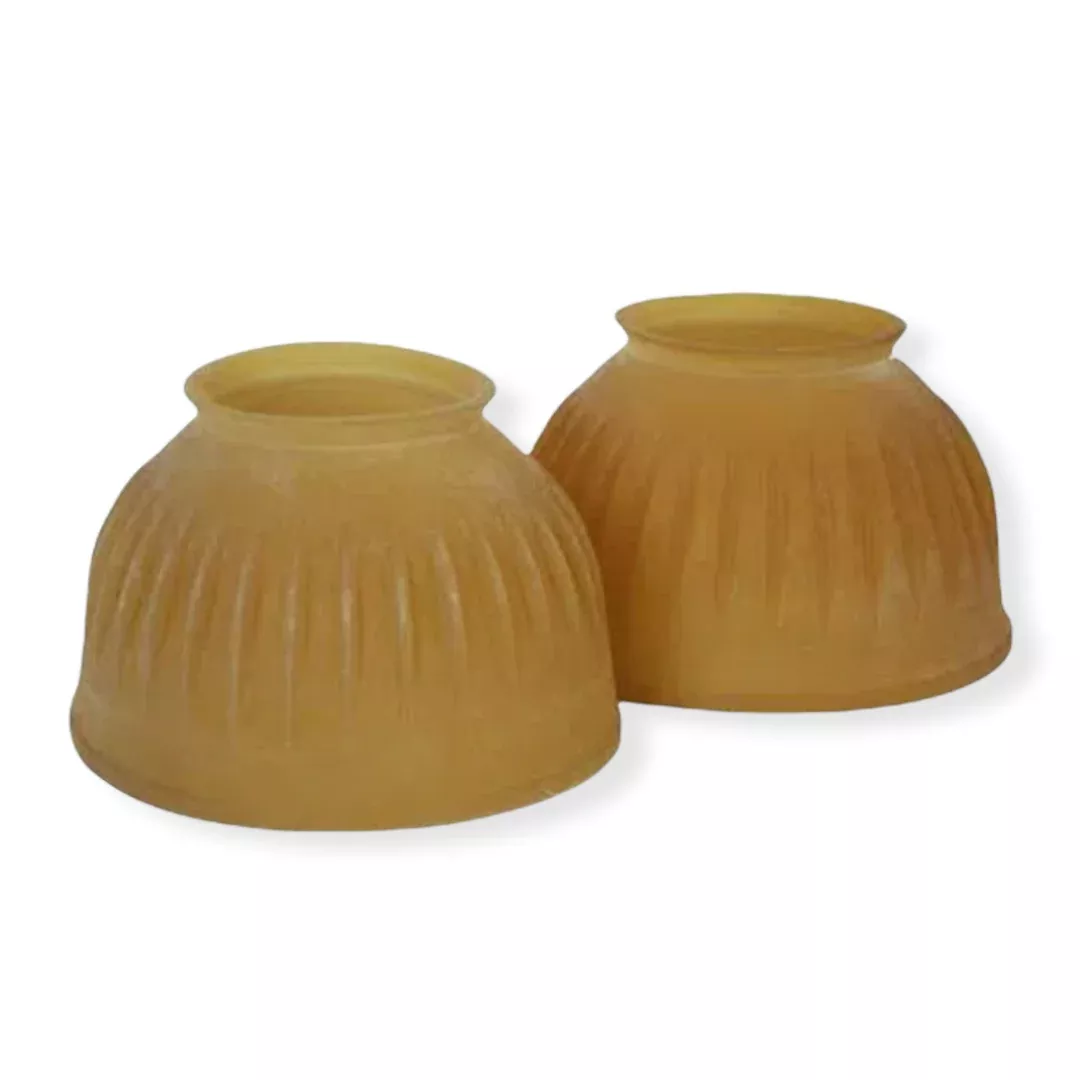 Rubber Bell Boots Velcro Brown