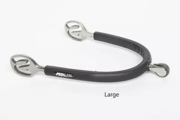 Rubber Covered Spurs with Thin Wheel
