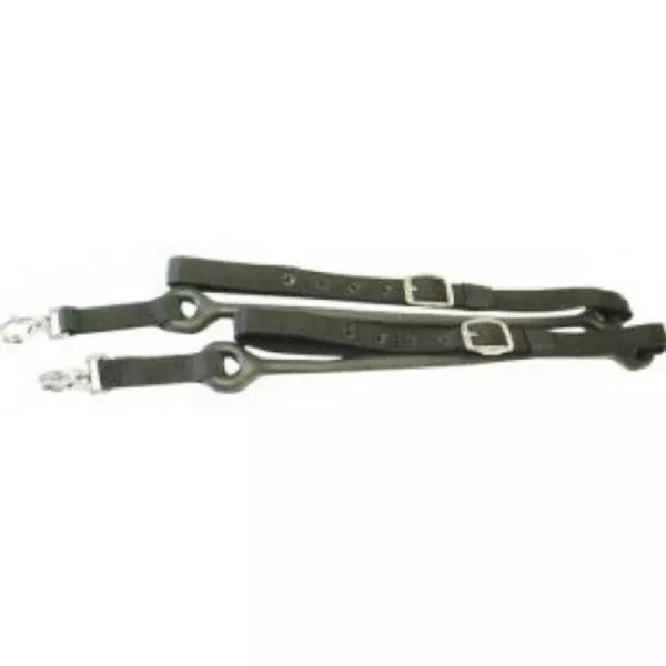 RUBBER SIDE REIN BLK