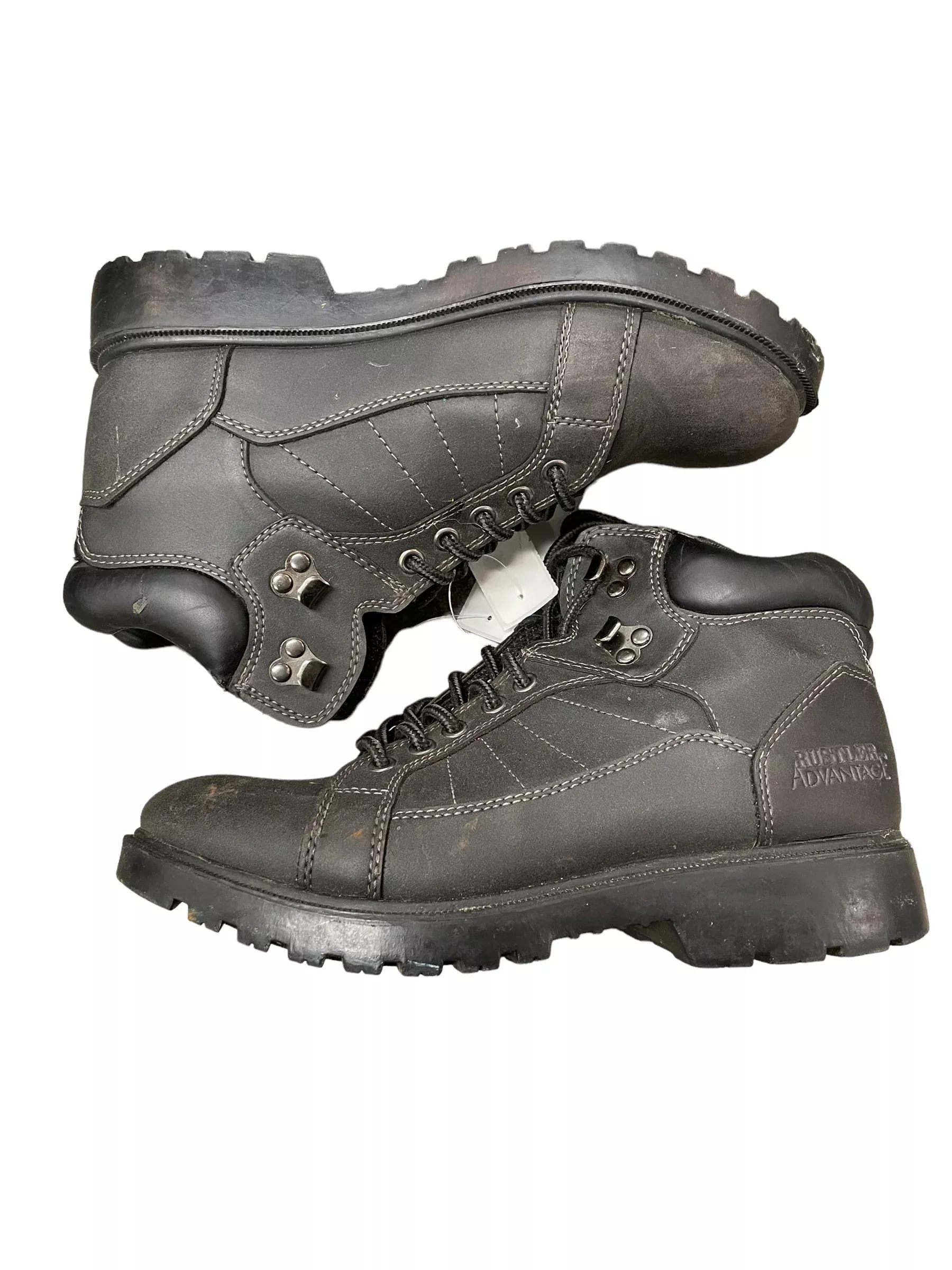Rustler Advantage Mens Work Boots - Black - 7.5M - USED