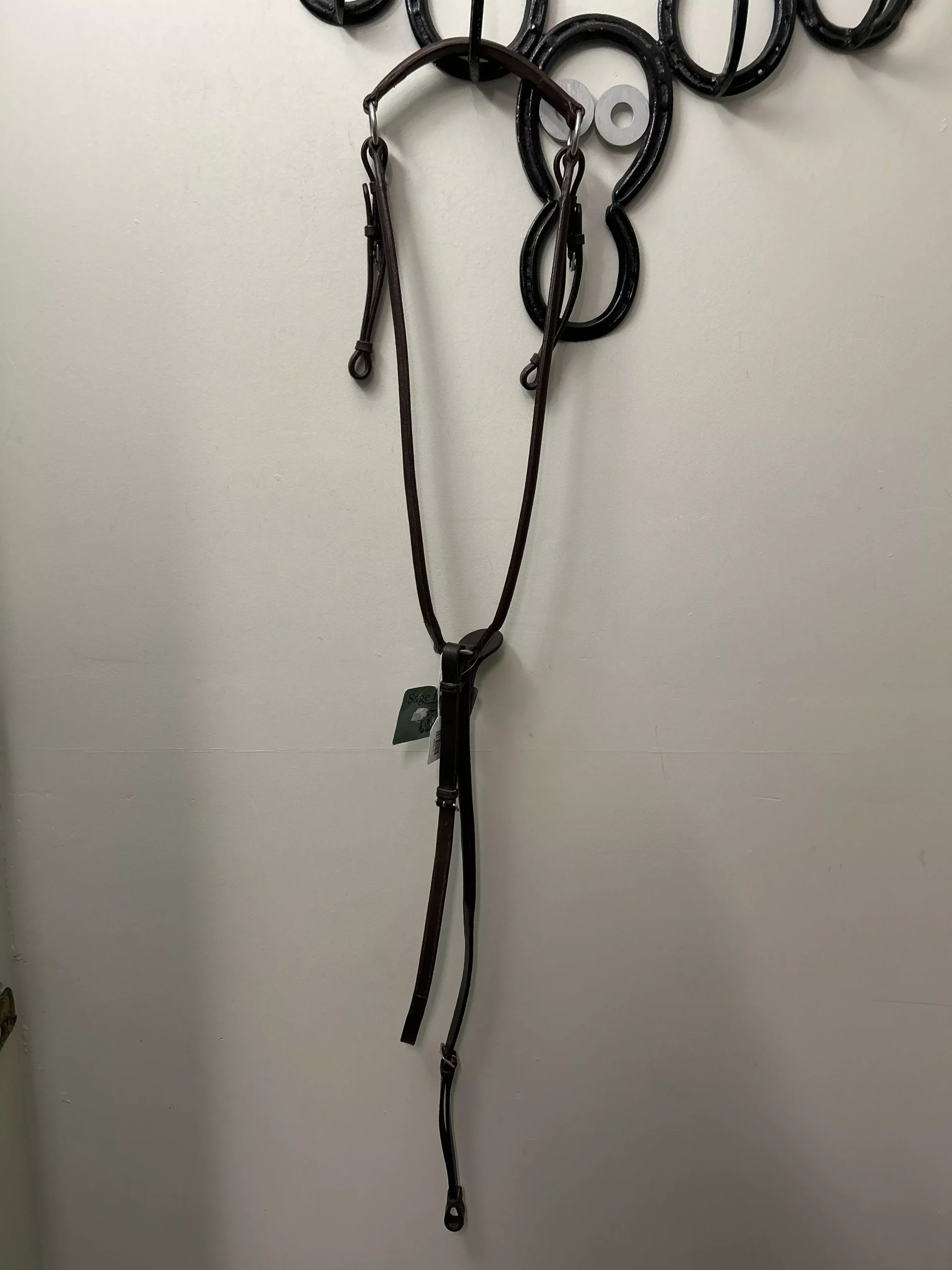 Sage Breastplate with Standing Martingale Pony