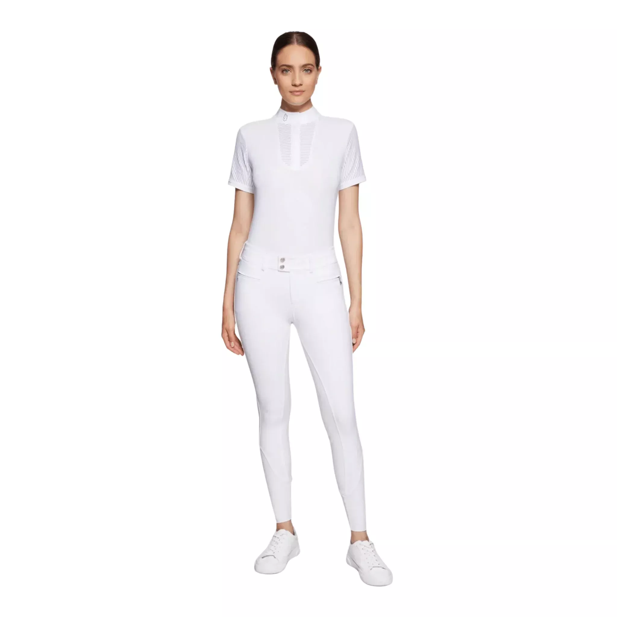 Samshield Clotilde Knee Grip Breeches - White