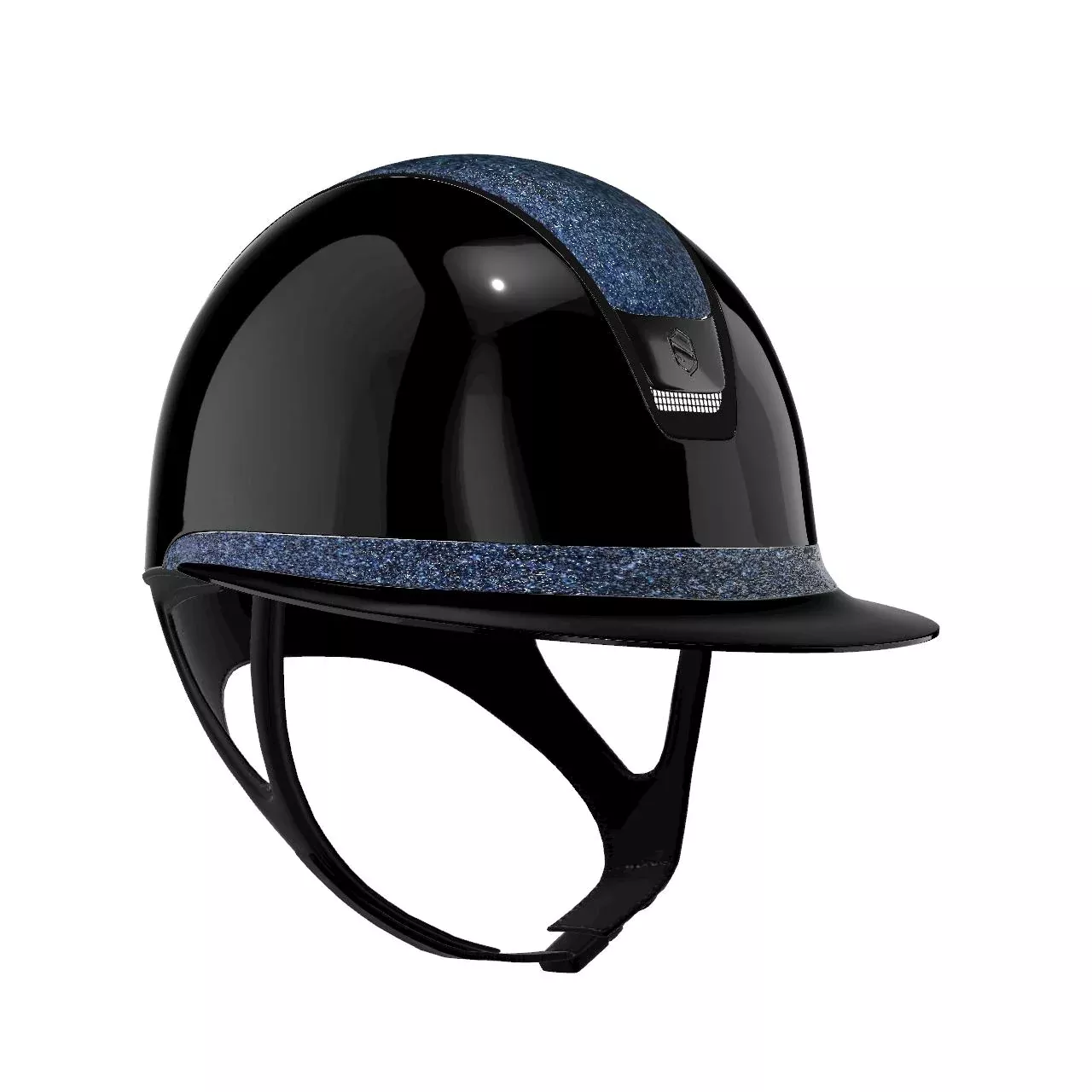 Samshield Custom Miss Shield Glossy Black Ultrafine Rock in Cosmic Nights Helmet L